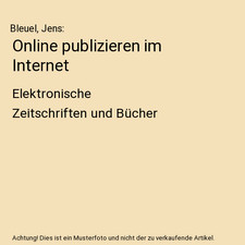 Online publizieren im