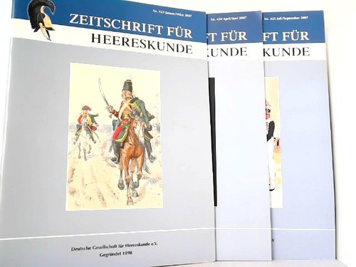 Zeitschrift für heereskunde - für,