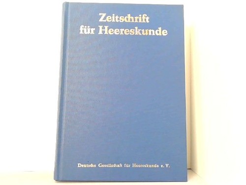 Zeitschrift für heeres und - für,