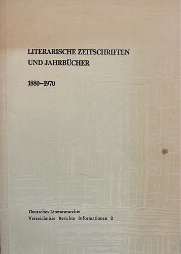 Literarische zeitschriften und - literarische,