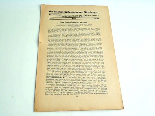 Zeitschrift für heereskunde - für,