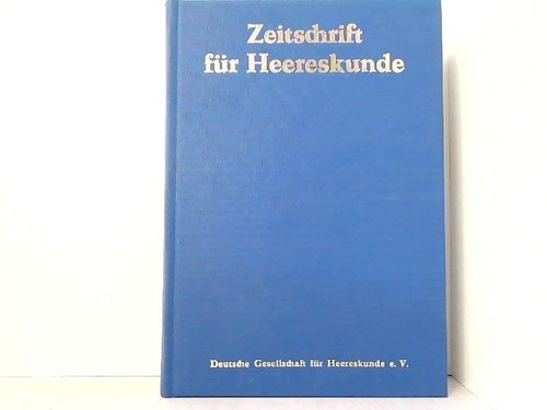 Zeitschrift für heeres - zeitschrift, heeres-
