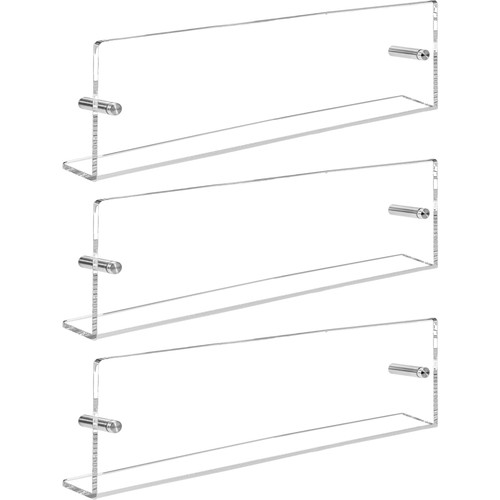 Acryl zeitschriftenregal 3er - zeitschriftenregal,