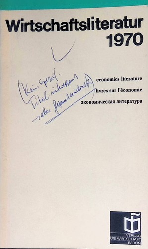 Wirtschaftsliteratur - ,