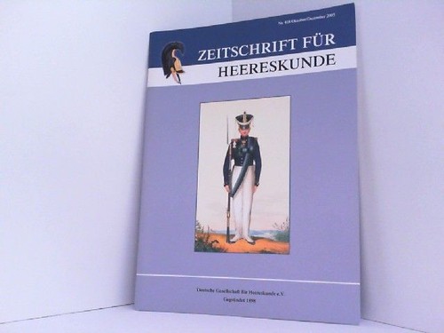 Zeitschrift für heereskunde - zeitschrift,