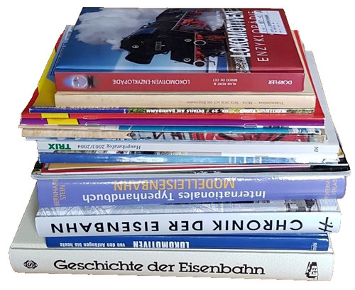 20x eisenbahn bücher - (modell),