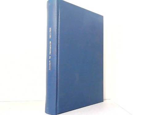 Zeitschrift für heeres und - für, heeres-