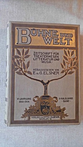 Bühne und welt zeitschrift - welt,