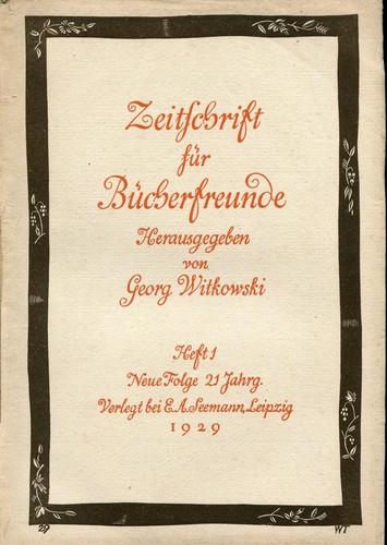 "Zeitschrift für