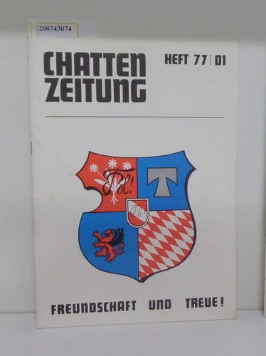 Chatten zeitung heft - zeitung., 77/01