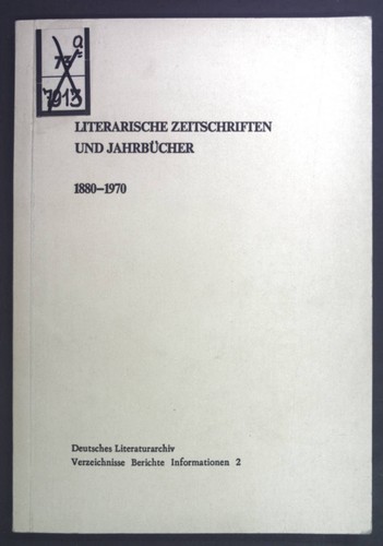 Literarische zeitschriften und - literarische,