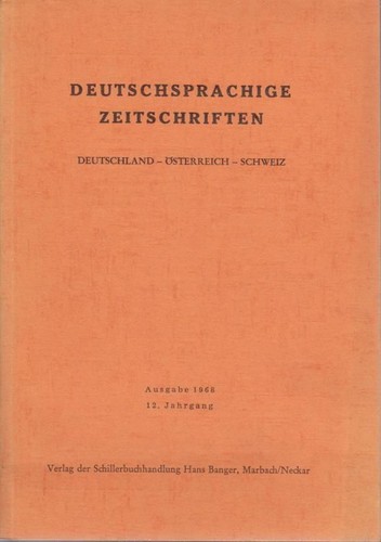 Deutschsprachige zeitschriften - deutschsprachige,